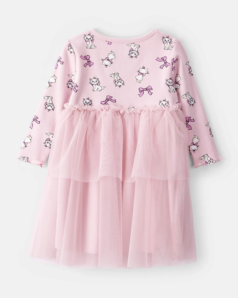 Baby Aristocats Long-Sleeve Tutu Dress