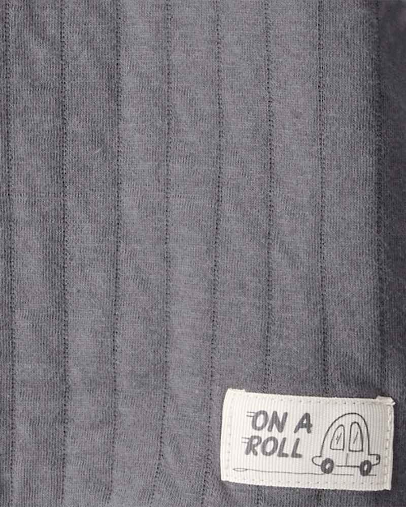 Baby Boy 2-Piece Hooded Tee & Pant Set - Grey