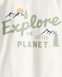 Toddler Organic Cotton Let's Explore Long-Sleeve Tee