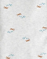 Baby Boy 3-Piece Quilted Vest Outfit Set