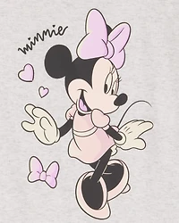 Girls Minnie Mouse Snug Fit Cotton 2-Piece Pyjamas