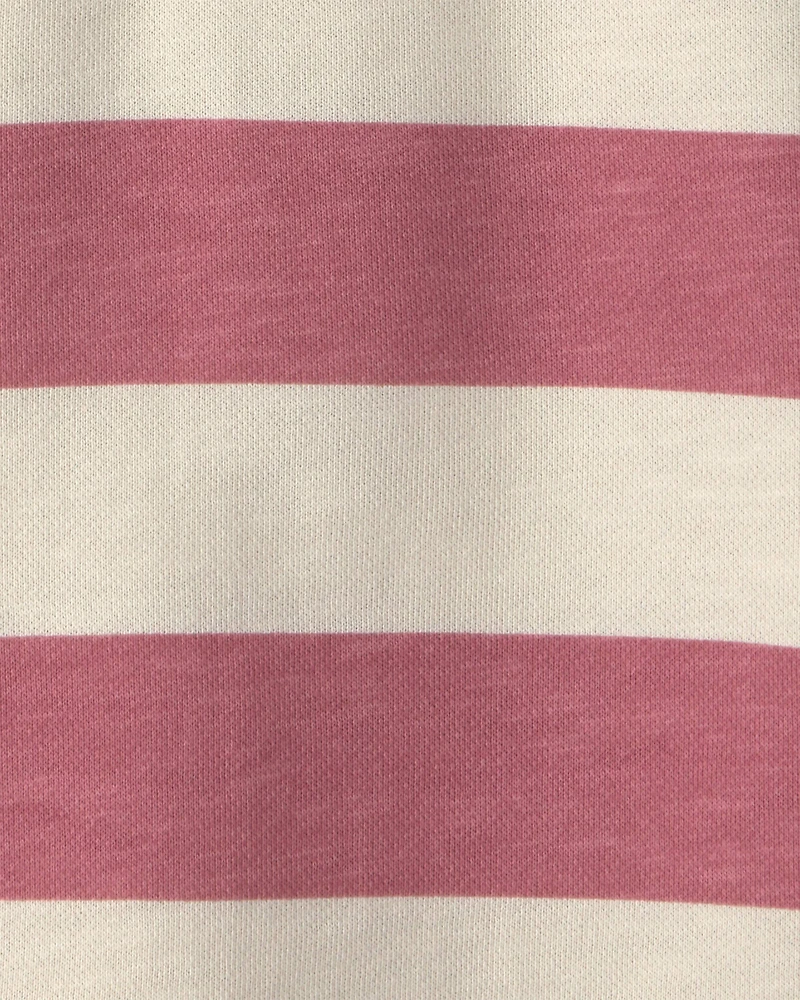 Girls Organic Cotton French Terry Rugby Polo