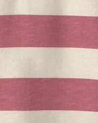 Girls Organic Cotton French Terry Rugby Polo