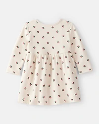 Baby Girl Holly Knit Dress - Ivory