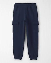 Boys Organic Cotton French Terry Cargo Pants
