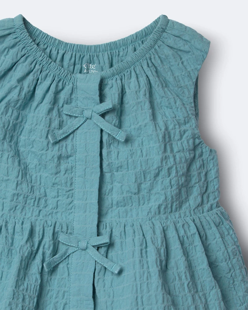 Toddler Girl Peplum Top - Teal