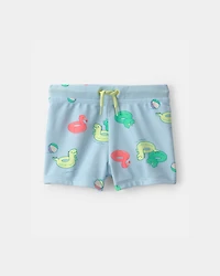 Baby Boy 2-Piece Dinosaur Rashguard Swimsuit Set - Green