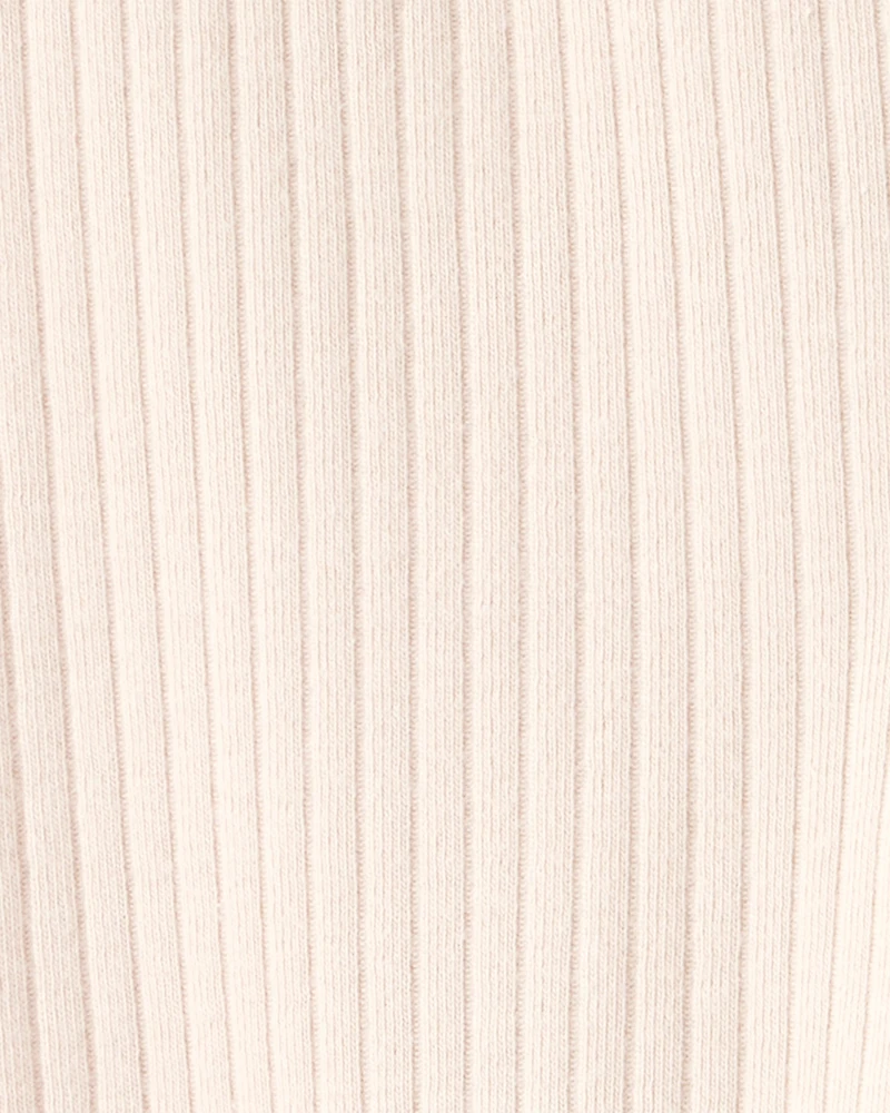 Baby Girl Ribbed Leggings