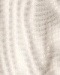 Boys Stripe Thermal Long-Sleeve Henley T-Shirt - Cream