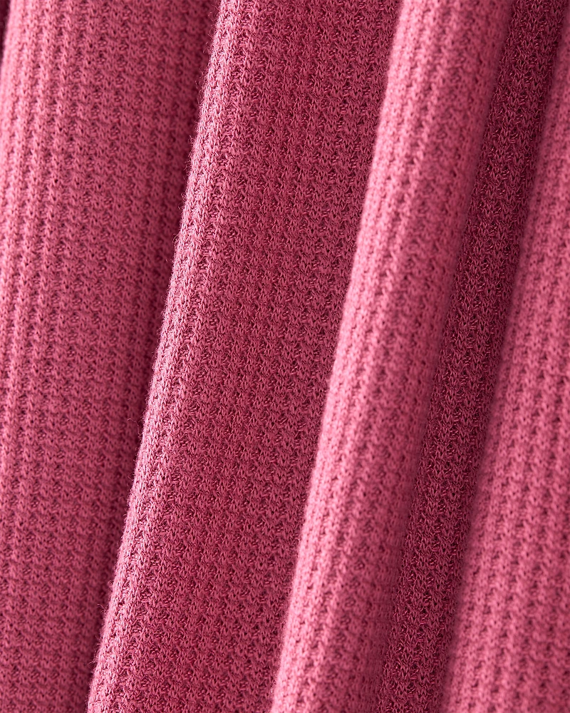 Baby Girl PurelySoft Long-Sleeve 2-Way Zip 1-Piece pyjamas - Pink