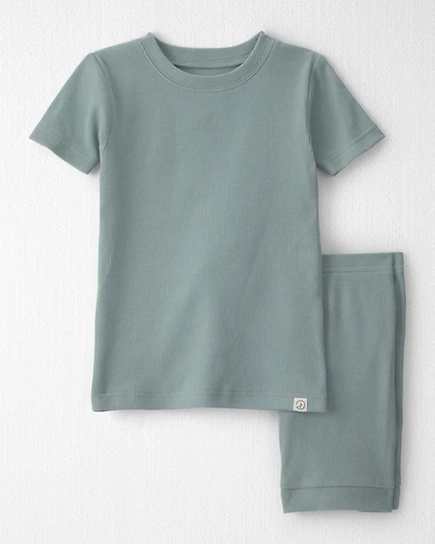 Toddler 2-Piece Organic Cotton Ribbed Pyjamas