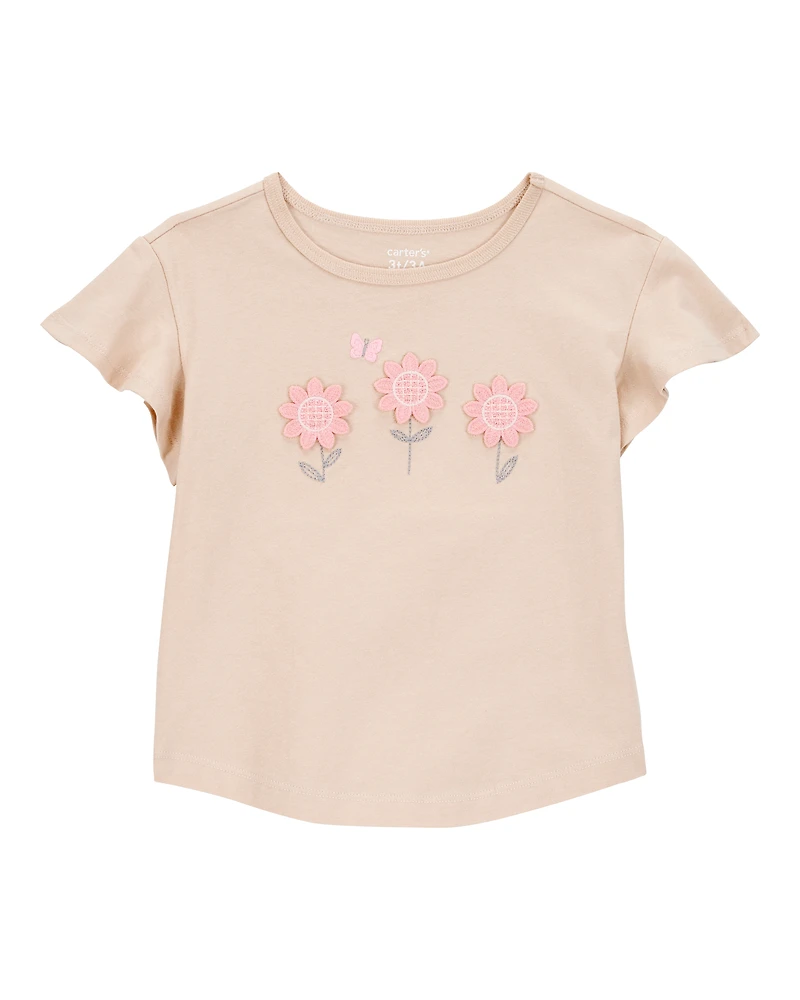 Toddler Floral Short-Sleeve Tee