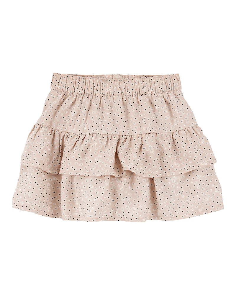 Toddler Floral Pull-On Skort