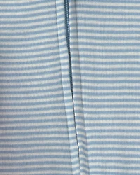 Baby Boy 2-Pack Snug Fit Sleepers Stripe and Dino - Blue
