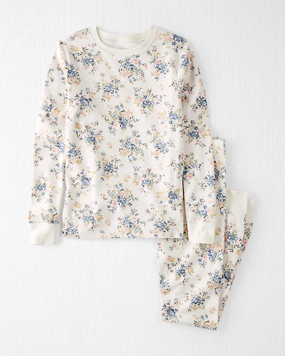 Girls Organic Cotton Pyjamas Set