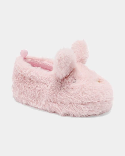 Girls Bunny Slippers - Pink