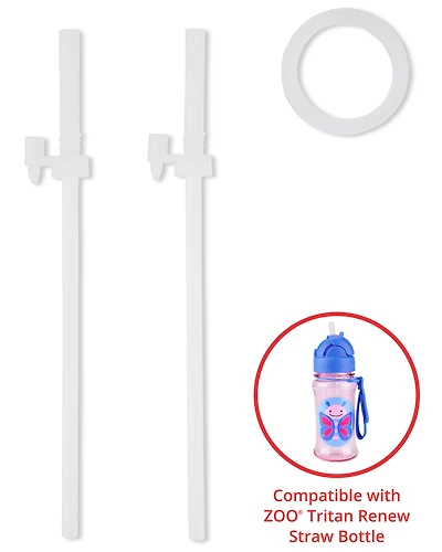 ZOO Tritan™ Renew Straw Bottle Extra Straws - 2-pack