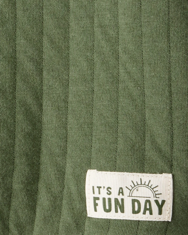 Baby Boy 2-Piece Hooded Tee & Pant Set - Olive