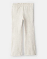 Toddler Girl Fairisle Pullover & Rib Pant Set - Cream