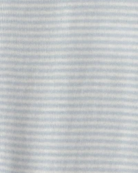 Baby Boy Striped 100% Cotton Sleeper - Blue