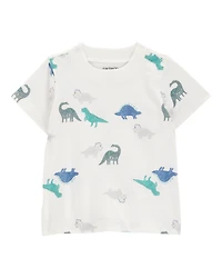 Baby 2-Piece Dinosaur Tee & Shortall Set - Navy