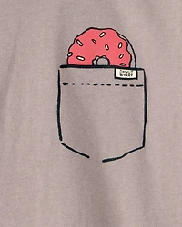 Toddler Boy Donut Graphic Tee - Brown