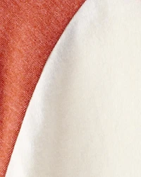 Boys Long-Sleeve Raglan Tee - Orange