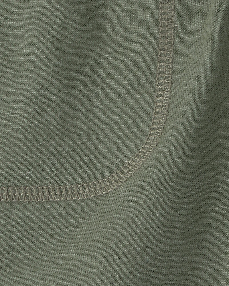 Baby Boy French Terry Shorts - Green