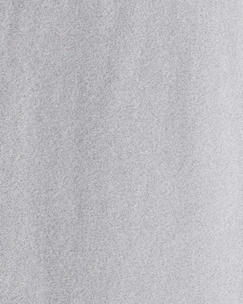 Girls Microfleece Flare Pants - Grey