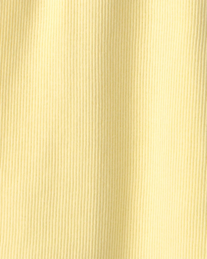Girls Eyelet Top - Yellow