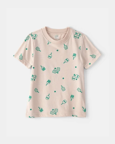 Toddler Pickleball T-Shirt - Brown