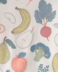 Baby 2-Piece Organic Cotton Pyjama Veggie Fruit Print