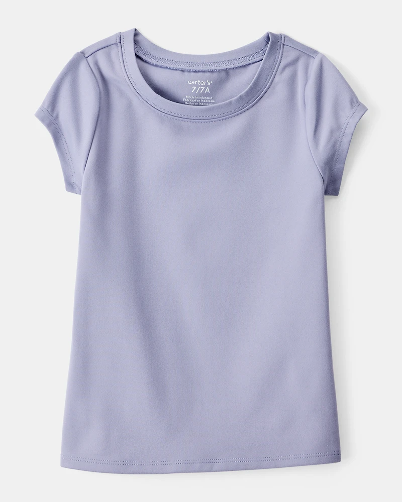 Girls Short-Sleeve Fashion Top - Blue