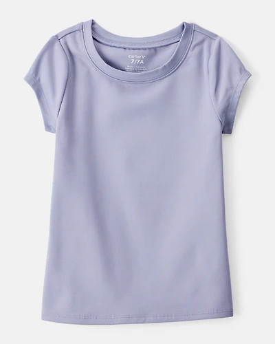 Girls Short-Sleeve Fashion Top - Blue