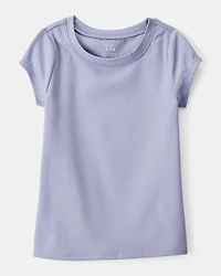 Girls Short-Sleeve Fashion Top - Blue