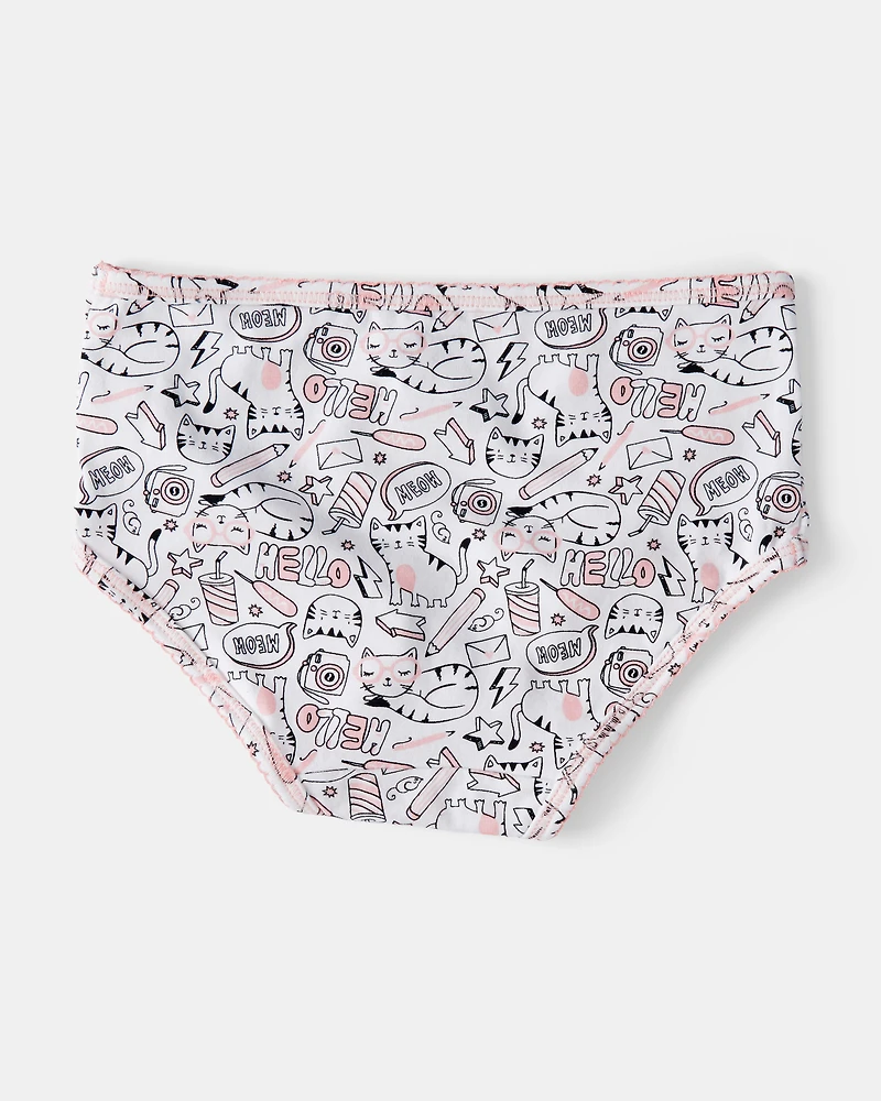 Girls 7-Pack Unicorn Stretch Cotton Undies