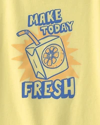 Toddler Juicebox Graphic Tee - Yellow