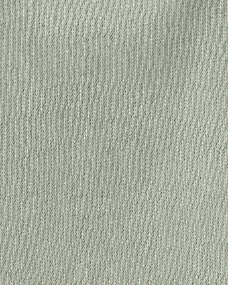 Baby Boy 2-Piece Striped Top & Shortall Set - Green