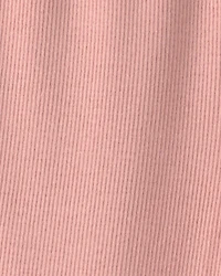 Baby Girl Organic Cotton Rib Footed Pants