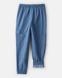 Boys Active Woven  Joggers - Blue