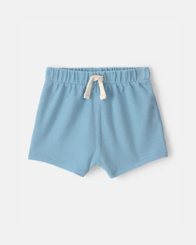 Baby Boy Drawstring Shorts - Blue