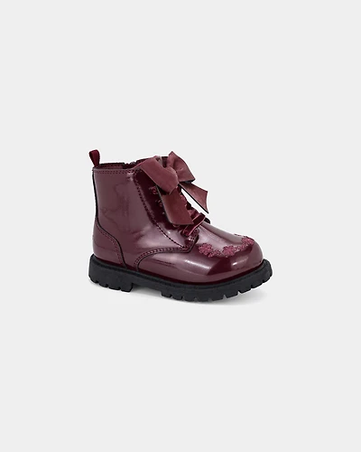 Toddler Girl Fashion Boot - Burgundy