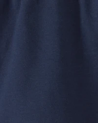 Baby Girl Organic Cotton Embroidered Peplum Top