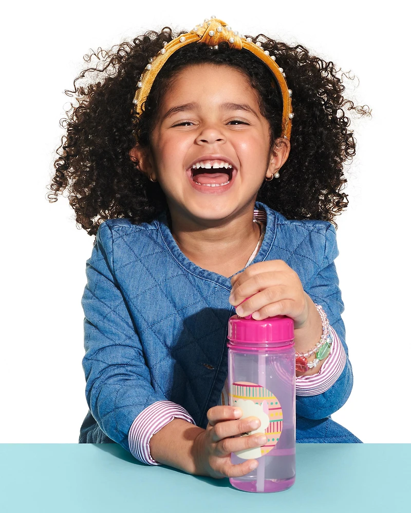 Zoo Straw Bottle - 13 oz - Llama