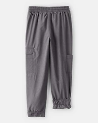 Boys Active Woven Joggers - Grey