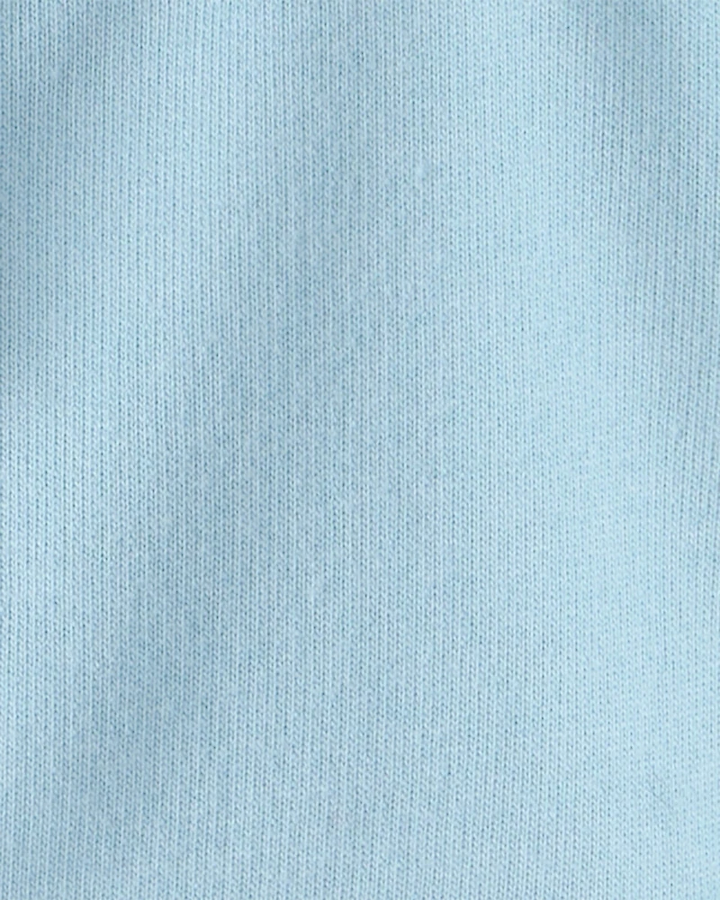 Baby French Terry Zip-Up Hoodie - Blue