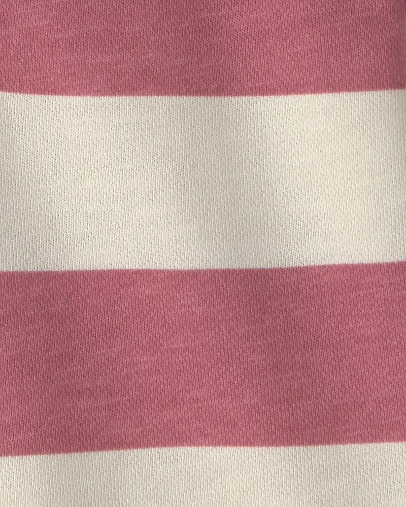 Toddler Girl Organic Cotton French Terry Rugby Polo