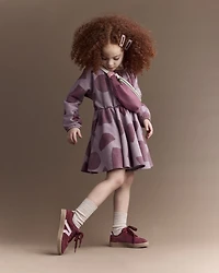 Toddler Girl Avenue Twirl™ Dress with Shapes - Mauve