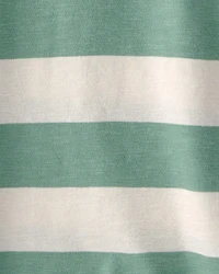Boys Striped Collared Shirt Made with Organic Cotton