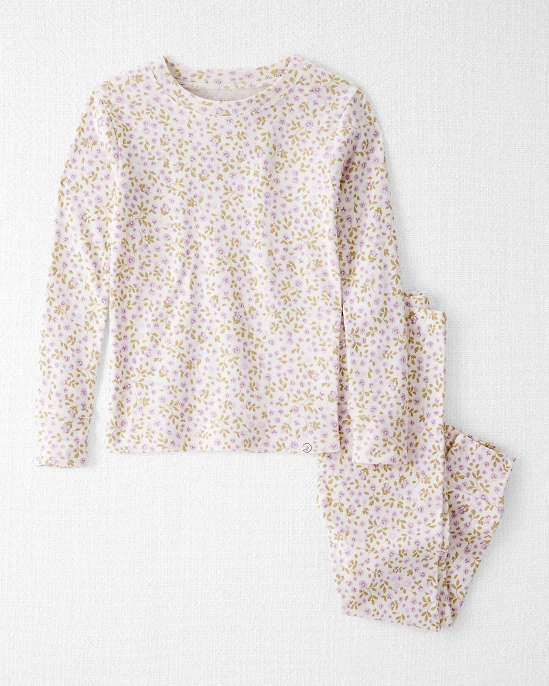 Toddler Organic Cotton Pyjamas Enchanted Floral Print